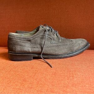 Frye Men's brown Suede Oxfords